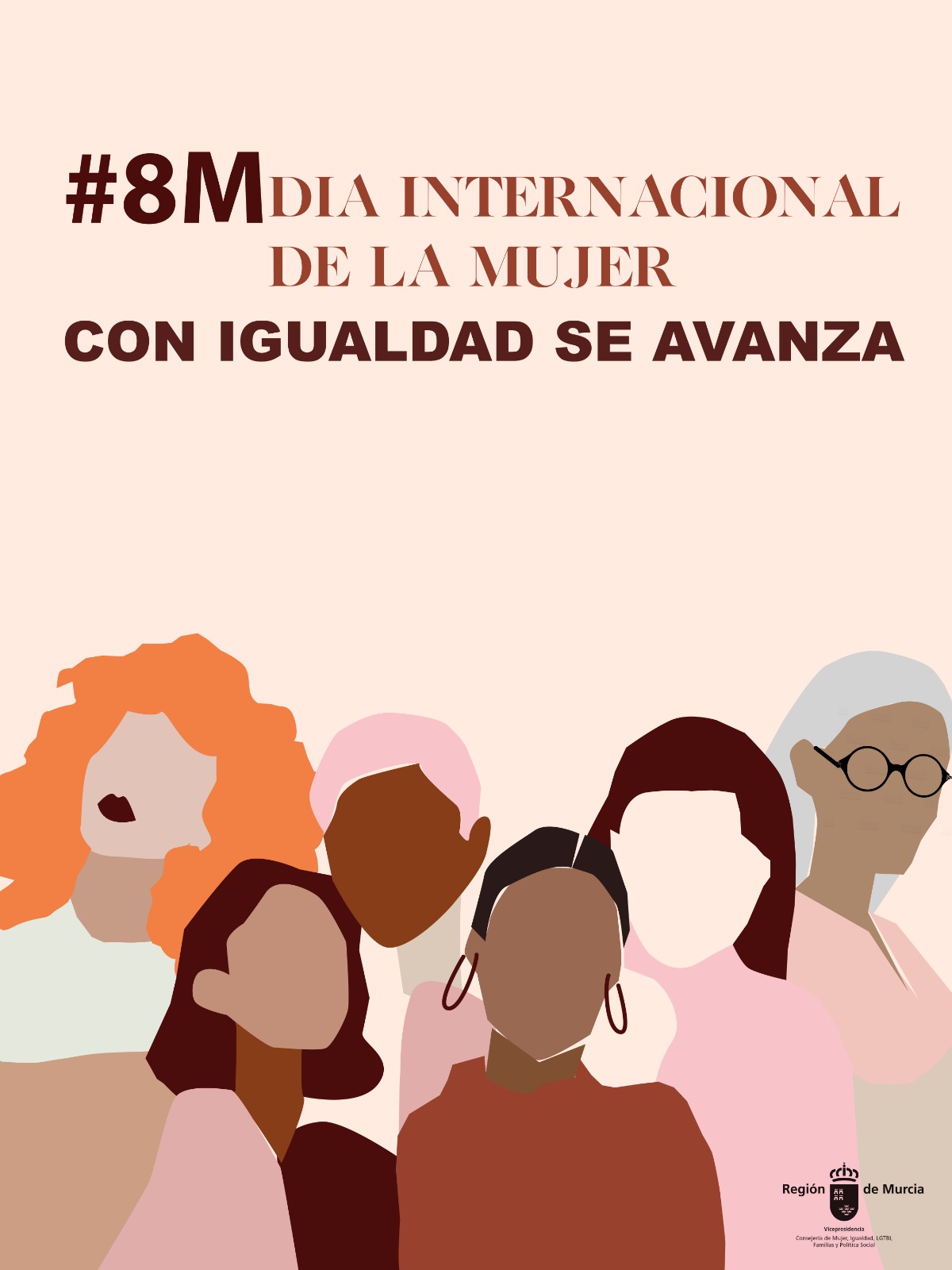 Cartel 8 de marzo 2021, Día Internacional de la Mujer